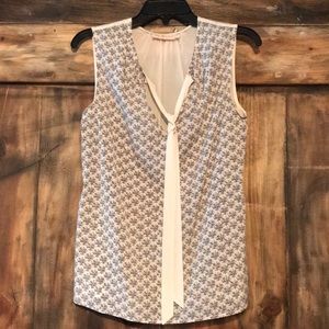 Tory Burch silk sleeveless blouse